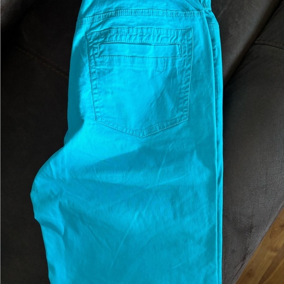 Bright Blue Jogger Pants with Zipper Pockets - Picture 2 of 15